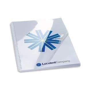 Image of Original GBC A4 Binding Covers PVC 240 Micron Deluxe Clear Pack of 100 Binding Covers