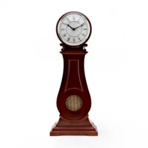 Image of WM WIDDOP Tall Wooden Table Clock