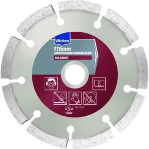 Image of Wickes Mortar Raking Wet & Dry Cutting Diamond Blade - 115mm