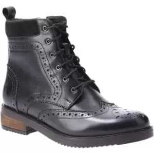 Image of Hush Puppies Womens Nadine Brogue Leather Ankle Boots UK Size 5 (EU 38)