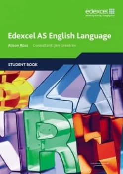 Image of Edexcel As English Language. Students Book by Alison Ross Paperback