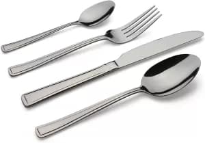 Image of Classic Harley Pattern 24 Piece Cutlery Set 18/0 Stainless Steel Mirror Finish - Gift Boxed