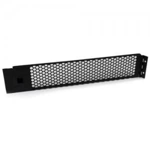 Image of 2U Hinged and Vented Blank Rack Panel