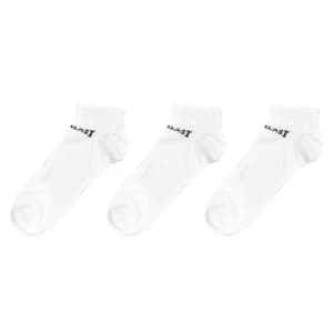 Image of Everlast 3 Pack Trainer Socks Mens - White