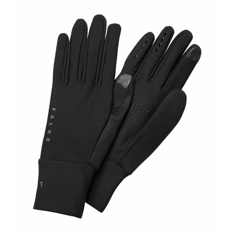 Image of Mixed gloves Falke Brushed Noir Unisex L/XL
