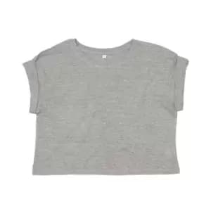 Image of Mantis Womens/Ladies Organic Cropped T-Shirt (XS) (Heather Marl)
