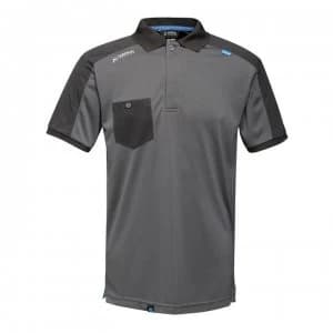 Image of Regatta Offensive Wicking Polo Tshirt - Seal Grey