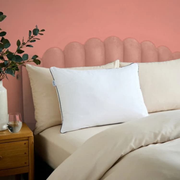 Image of Silentnight Luxury Hotel Collection Soft As Down Pillow White WA8PR Unisex