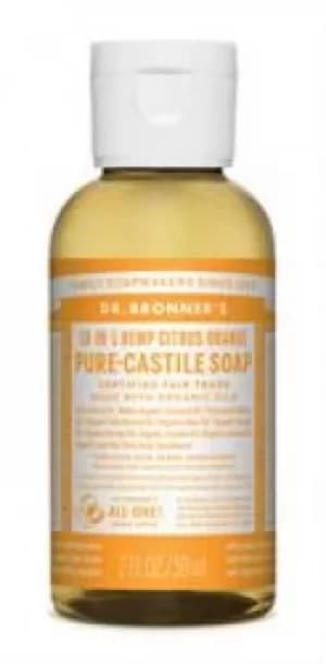 Image of Dr Bronner Organic Citrus Orange Liquid Soap 60ml