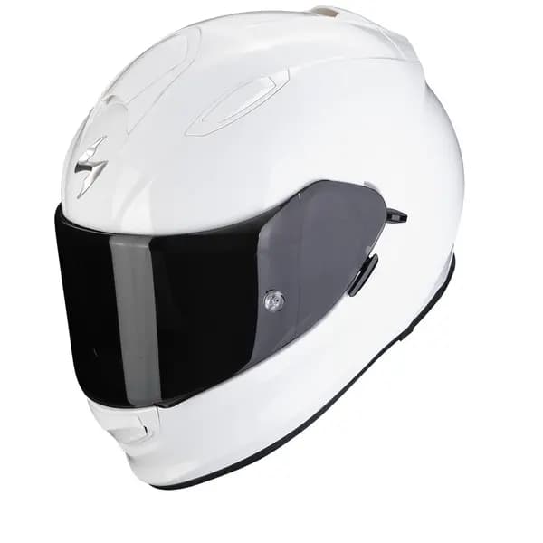 Image of Scorpion EXO-491 Solid White Full Face Helmet Size L