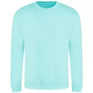 Image of AWDis Just Hoods AWDis Unisex Crew Neck Plain Sweatshirt (280 GSM) (L) (Peppermint)