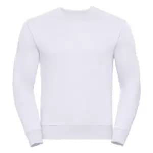 Image of Russell Mens Authentic Sweatshirt (Slimmer Cut) (XS) (White)