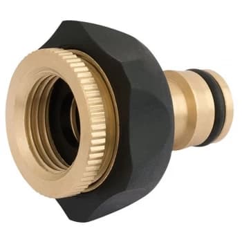 Image of Draper Brass and Rubber Tap Connector, 1/2 - 3/4"