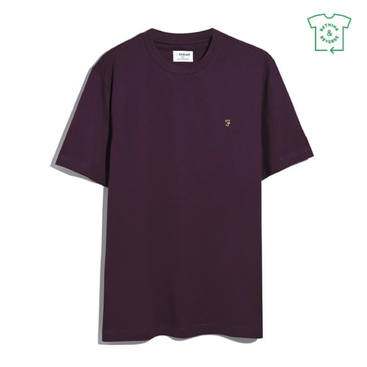 Image of Farah Mens Regular Fit T-Shirt Regular Fit T-Shirts Small Red 58193408350