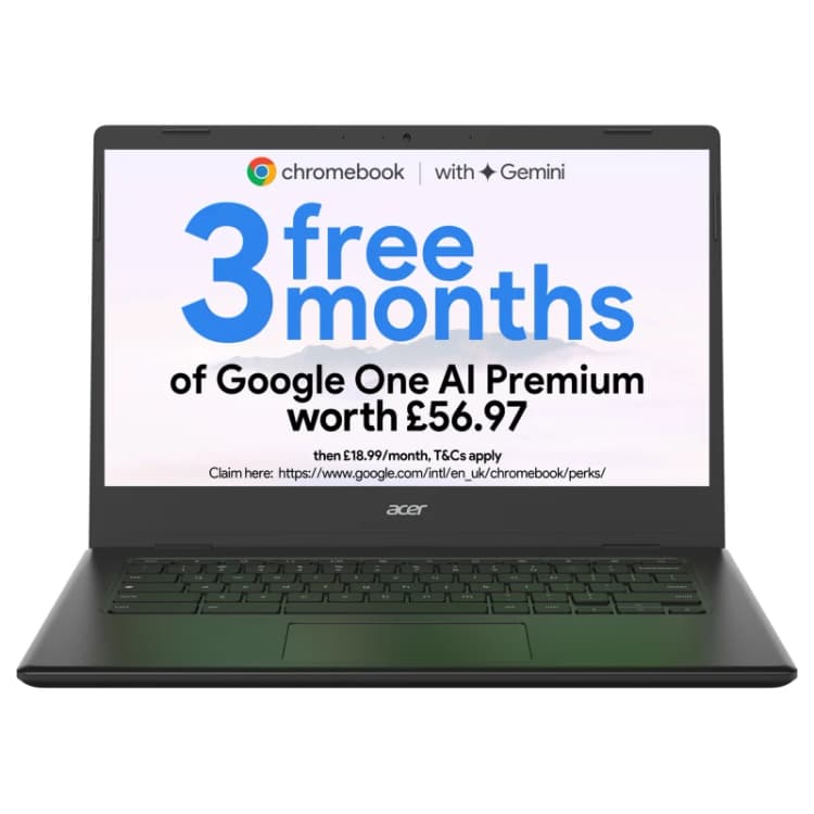 Image of Acer Chromebook 314 (CBOA314-1H) - Intel Celeron, 4GB, 64GB, 14"