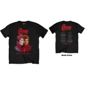 Image of David Bowie - New York City Unisex Small T-Shirt - Black