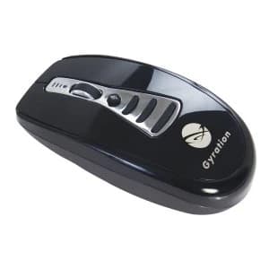 Image of Gyration - Air Voice Wireless Desktop Mouse and Presentation Remote (Black/Silver)