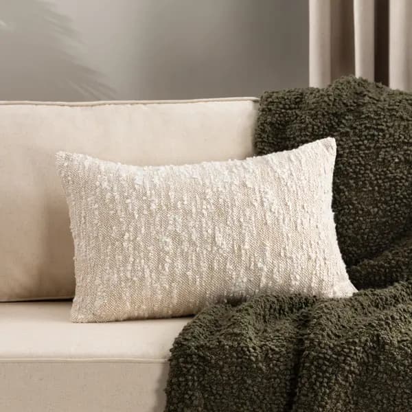 Image of Eloise Cushion Natural, Natural / 40 x 60cm / Polyester Filled