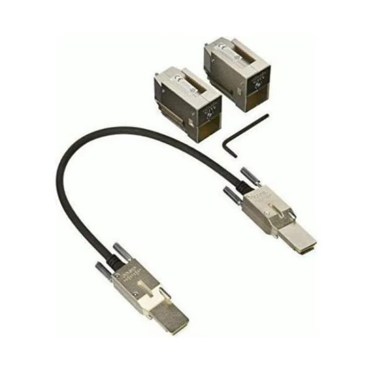 Image of Cisco C9300L-STACK-KIT2= InfiniBand/fibre optic cable 0.5 m Black. Gre