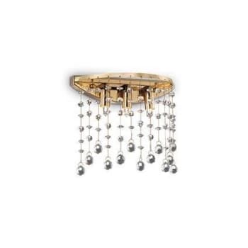 Image of Moonlight 3 Light Indoor Wall Light Gold, G9