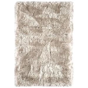 Image of Asiatic Plush Shaggy Rug - 120 x 170cm - Sand
