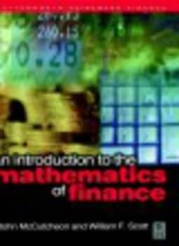 Image of An Introduction to the Mathematics of Finance by J J Mccutcheon Hardback