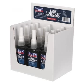 Image of Sealey SCS222 Thread Lock Low Strength 50ml Pack of 12