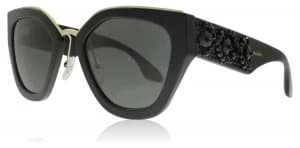 Image of Prada PR10TS Sunglasses Black 1AB5S0 52mm