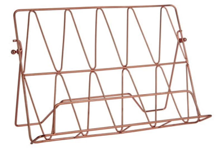 Image of Interiors by Premier Vertex Copper Finish Book Stand Gold