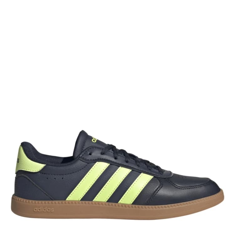 Image of adidas Breaknet Sleek Trainers Womens Ink/Yellow female 8 (42)
