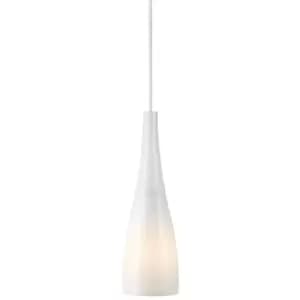 Image of Embla Slim Pendant Ceiling Light White, E27