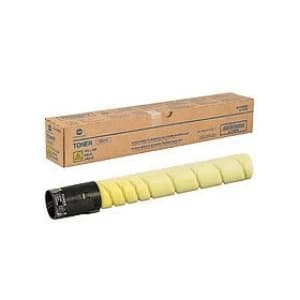 Image of Konica Minolta TN-514Y Yellow Laser Toner Ink Cartridge - A9E8250