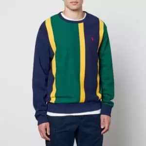 Image of Polo Ralph Lauren Mens Seasonal Fleece Colourblock Hoodie - New Forest Multi - M