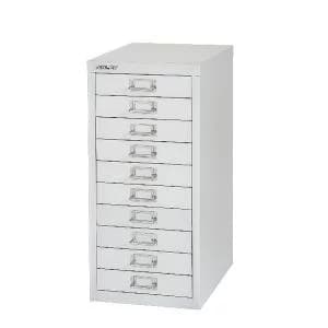 Image of Bisley 10 Drawer Cabinet Silver BY40500