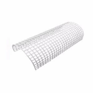 Image of Greenbrook White Wire Rounded Tubular Heater Guard Protection - 6 Foot