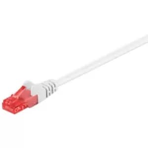 Image of Goobay RJ45 U/UTP CAT 6 Network Cable - 5m - White