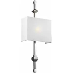 Image of Loops - Wall Light Sconce Highly Polished Nickel Finish LED E27 60W Bulb d00991