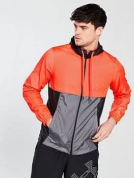 Image of Urban Armor Gear Sportstyle Windbreaker Neon CoralBlack Size XL Men
