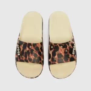 Image of Crocs Black & Brown Classic Slide Sandals