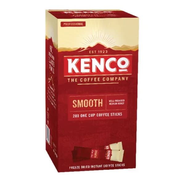 Image of Kenco Smooth Instant Coffee 200 Sticks
