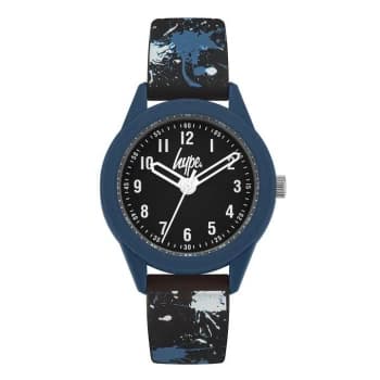 Image of Hype Childs Paint Splat Watch - Black