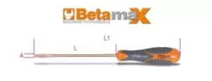 Image of Beta Tools 1270 BALP4X100 4x100mm Spark-Proof Screwdriver Slotted Head 012700804