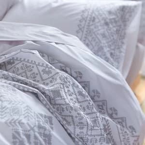 Image of Bianca Cotton Soft Aztec Bed Set -King