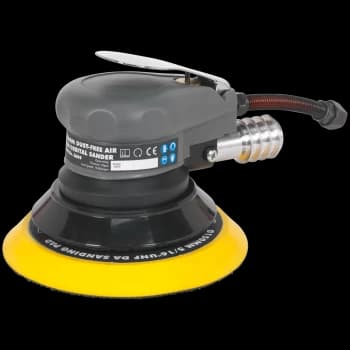 Image of Sealey SA09 Dust Free Air Palm Orbital Disc Sander 150mm