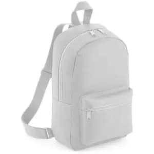 Image of Bagbase Mini Essential Backpack/Rucksack Bag (Pack of 2) (One Size) (Light Grey) - Light Grey