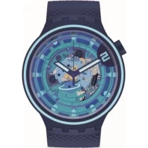 Image of Unisex Swatch Second Home Big Bold Planets Extra Strap Watch Set
