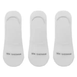 Image of Ben Sherman Sherman 3 Pack Makalu Sock - White