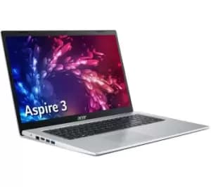 Image of Acer Aspire 3 17.3" Laptop - Intel Core i3, 256GB SSD, Silver/Grey