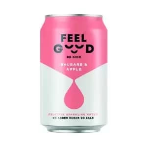 Image of Feel Good Rhubarb and Apple Drink 330ml Pack of 12 7170 VM01777