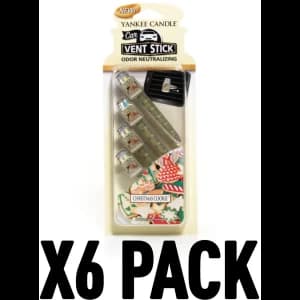 Image of Christmas Cookie (Pack Of 6) Yankee Candle Vent Stick